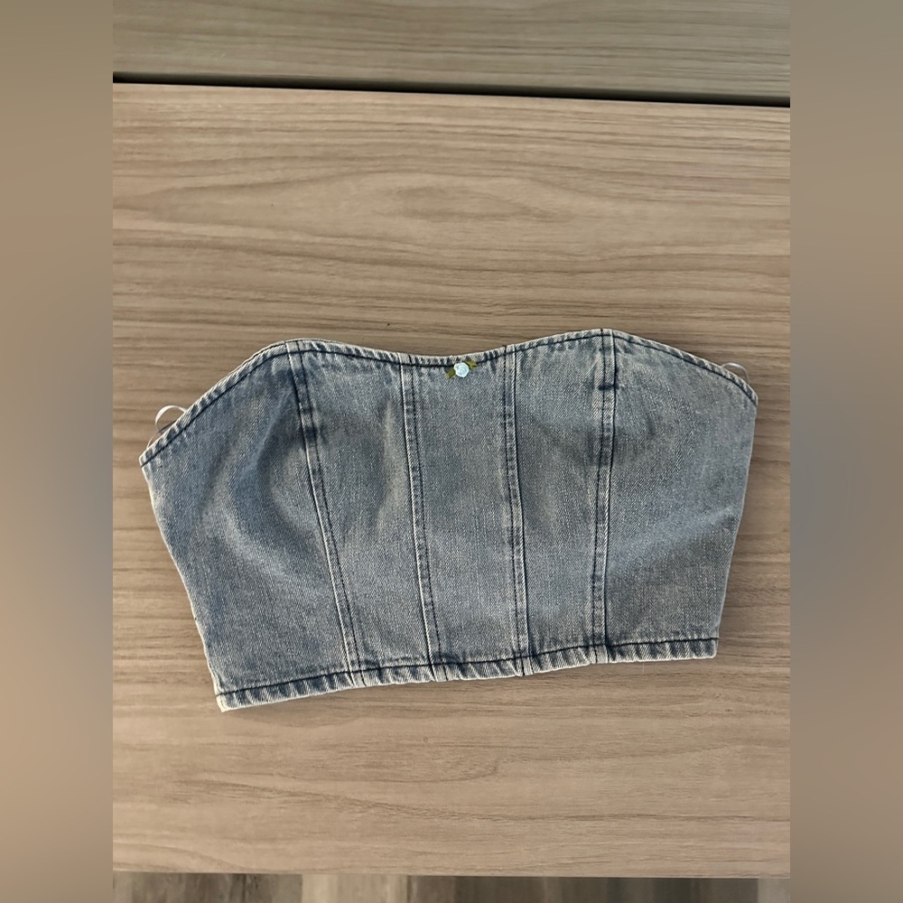 Windsor Denim Crop Top NWTS - Picture 6 of 11